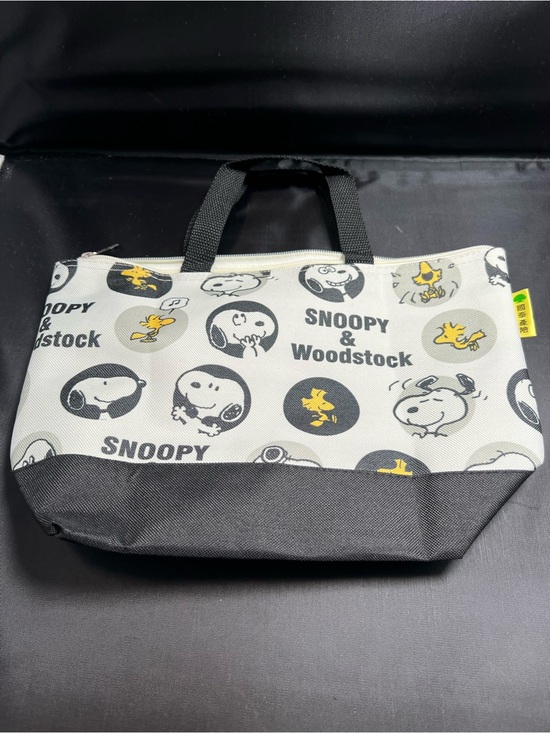 Peanuts Handbags - Peanuts Snoopy & Woodstock Mini Tote Bag 8x10 Canvas Tote Cute Character Bag
